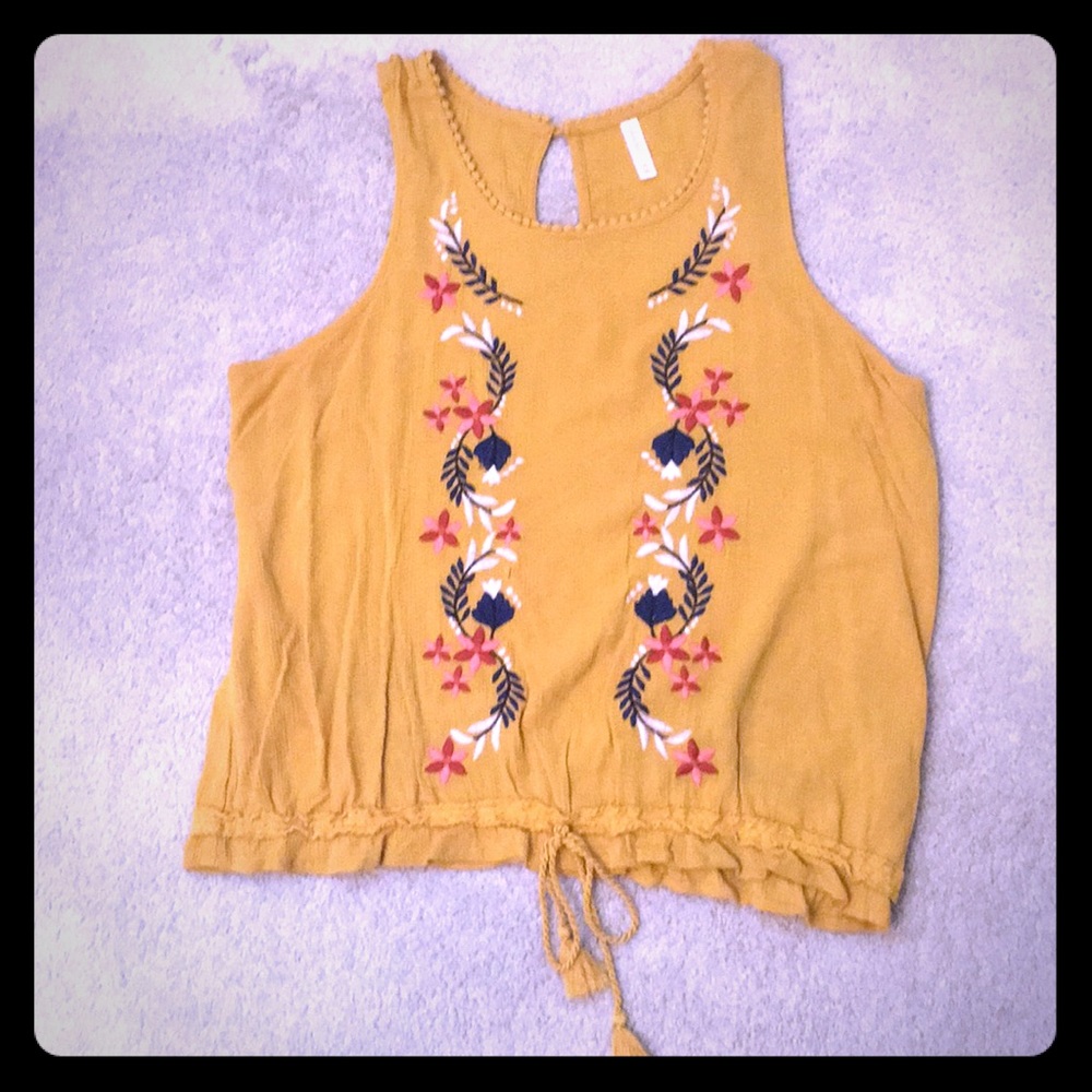 Embroidered Tank